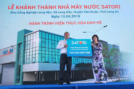 nước uống tinh khiết Satori