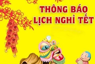 thông báo lịch nghỉ tết Nguyên Đán 2020