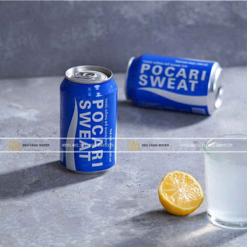 Thùng 24 lon thức uống bổ sung ION Pocari Sweat