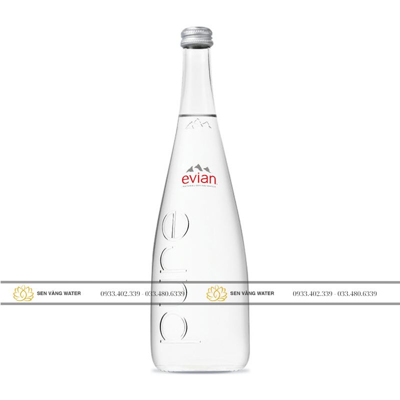 Cách sử dụng và bảo quản nước khoáng Evian 750ml