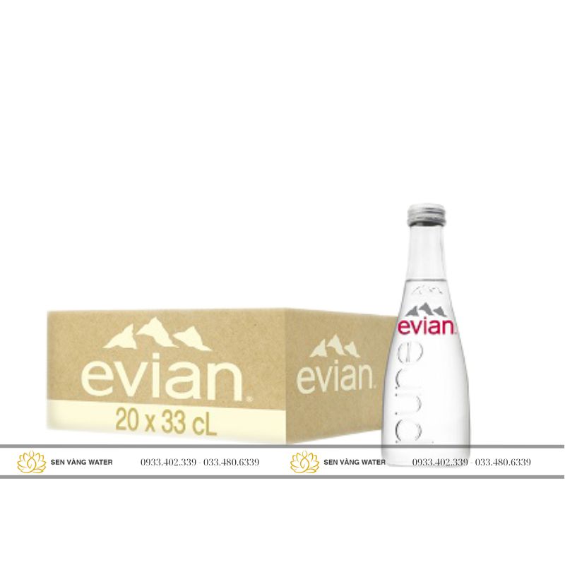 Ưu điểm của nước khoáng Evian 330ml chính hãng