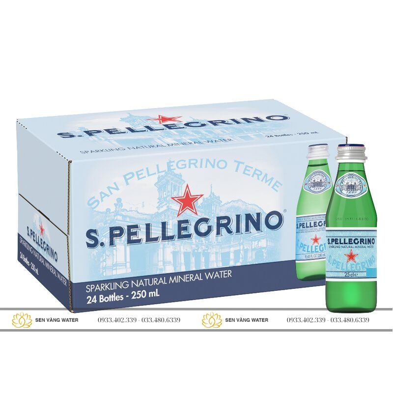 Đặc điểm nổi bật của nước khoáng S.Pellegrino 250ml