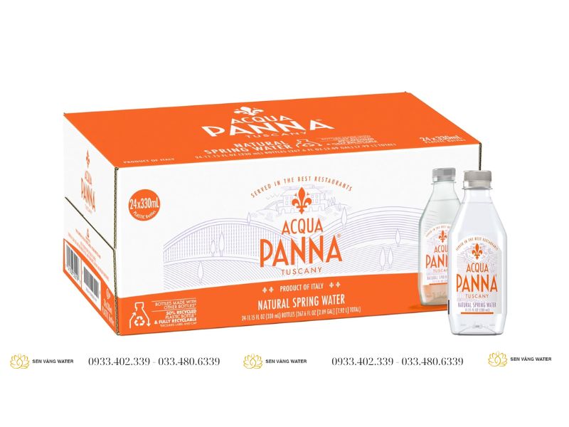 Giá bán của sản phẩm nước khoáng tự nhiên Acqua Panna 500ml chính hãng