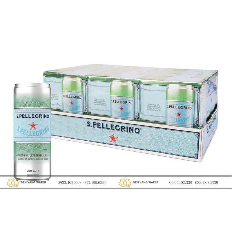 Hướng dẫn bảo quản nước khoáng S.Pellegrino lon 330ml