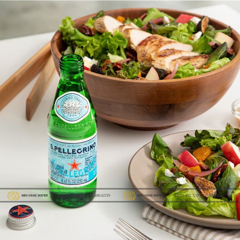 Hướng dẫn cách bảo quản và sử dụng nước khoáng S.Pellegrino 250ml