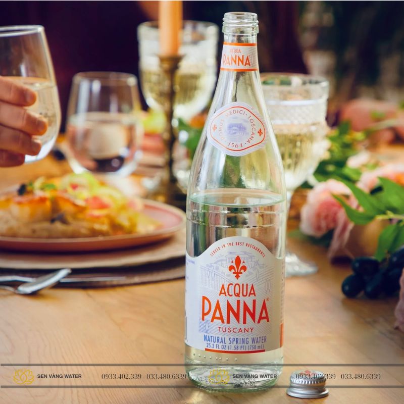Hướng dẫn sử dụng và bảo quản nước khoáng Acqua Panna?