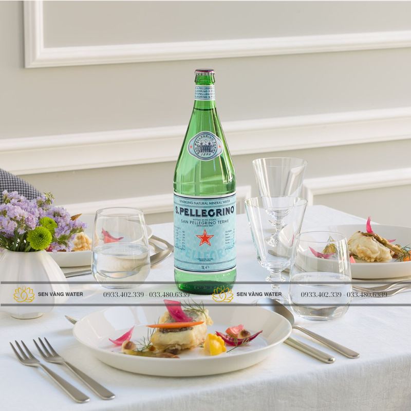 Hướng dẫn sử dụng và bảo quản nước khoáng S.Pellegrino 1 lít * 12 chai nhựa