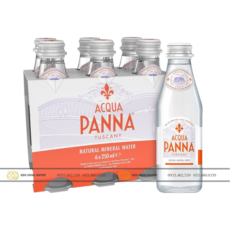 Nước khoáng acqua panna hội tụ nhiều khoáng chất cần thiết