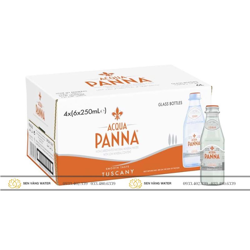Nước khoáng acqua panna hương vị thuần khiết