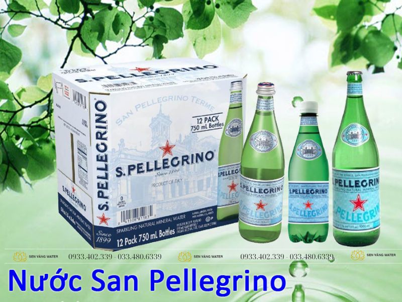 Sản phẩm nước khoáng có ga S.Pellgrino được cung cấp bởi Sen Vàng
