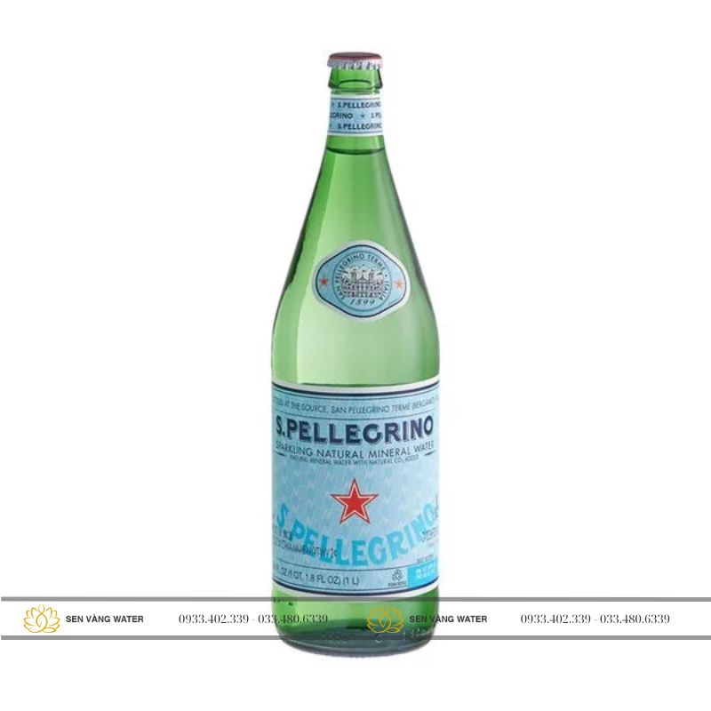 Nước khoáng có ga tự nhiên 1L*12 (Chai nhựa) S.PELLEGRINO
