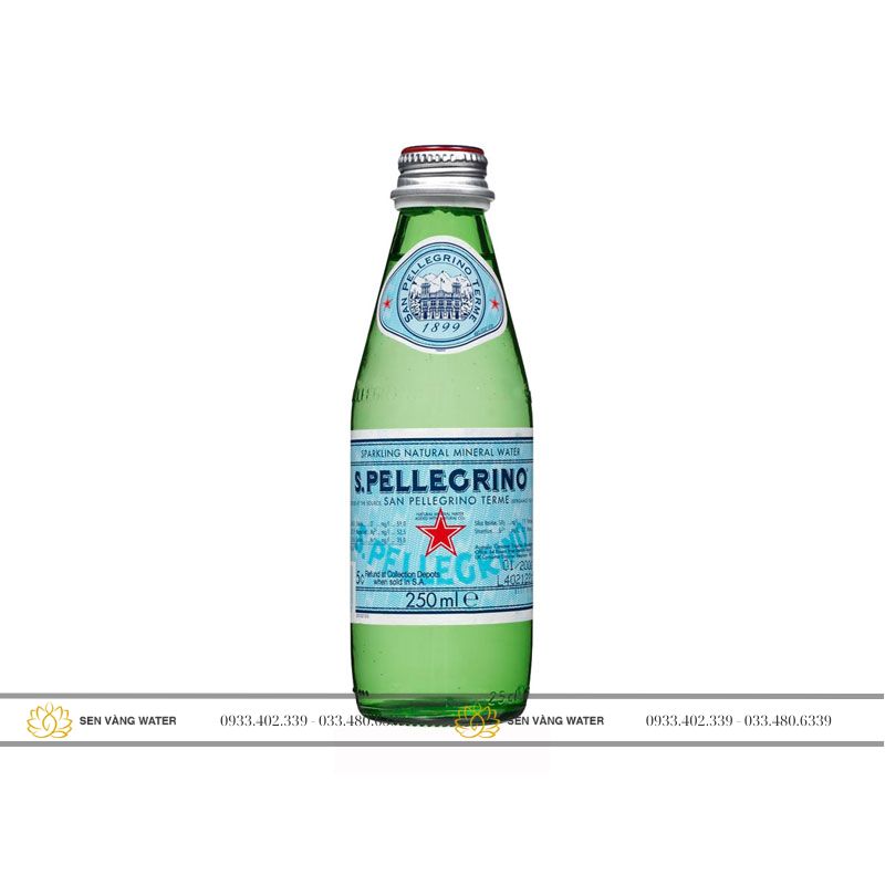 Nước khoáng có ga tự nhiên 250ml x 24 chai – S.Pellegrino