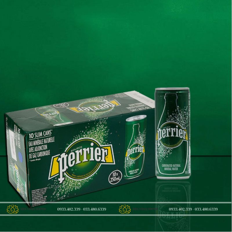 Báo giá nước khoáng Perrier 250ml chính hãng nhập khẩu từ Pháp