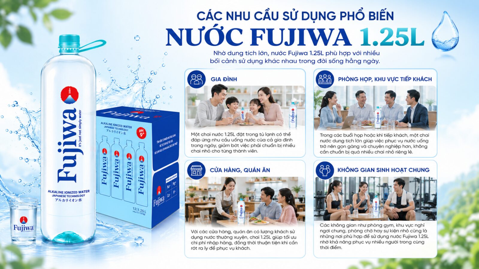 Nước Fujiwa 1.25L