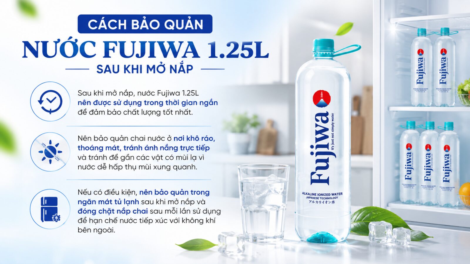 Nước Fujiwa 1.25L