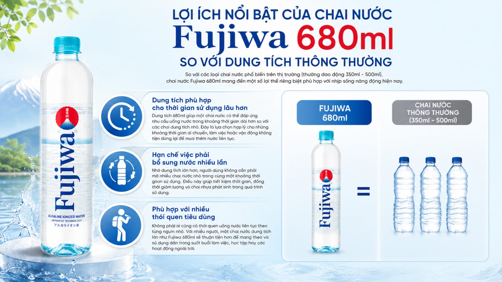 Nước Fujiwa 680ml