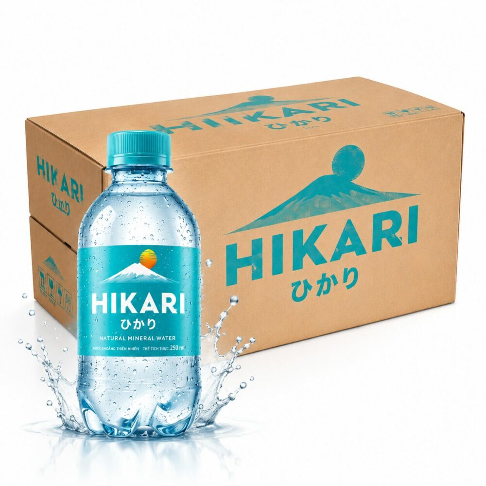 Nước Hikari 250ml Thùng 24 Chai Giá Rẻ, Giao Hàng Nhanh Ở TP HCM